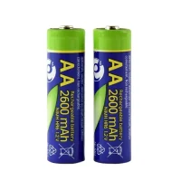 Rechargeable Batteries Energenie EG-BA-AA26-01, AA, 2600mAh, 2pcs.