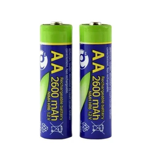 Rechargeable Batteries Energenie EG-BA-AA26-01, AA, 2600mAh, 2pcs.