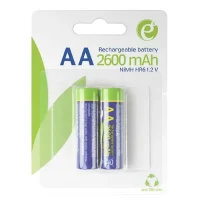 Rechargeable Batteries Energenie EG-BA-AA26-01, AA, 2600mAh, 2pcs. 2