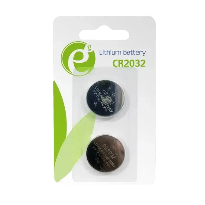 Button Cell Battery Energenie EG-BA-CR2032-01, CR2032, 2pcs. 2