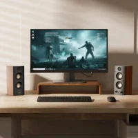 Audio System 2.0 CH F&D R330BT, Black | Brown 4