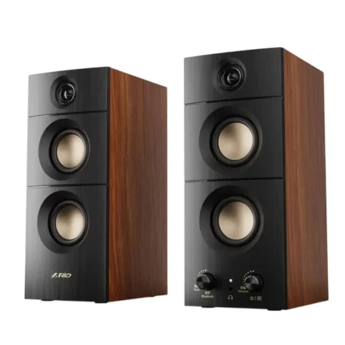 Audio System 2.0 CH F&D R330BT, Black | Brown