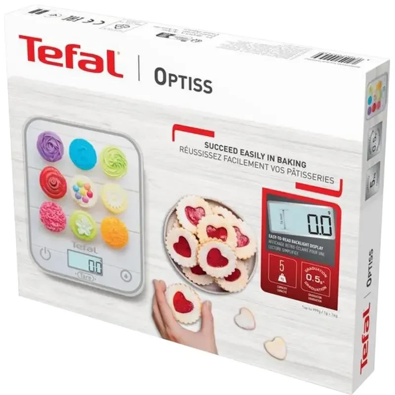 Electronic kitchen scales Tefal BC50D4V0, Grey 4