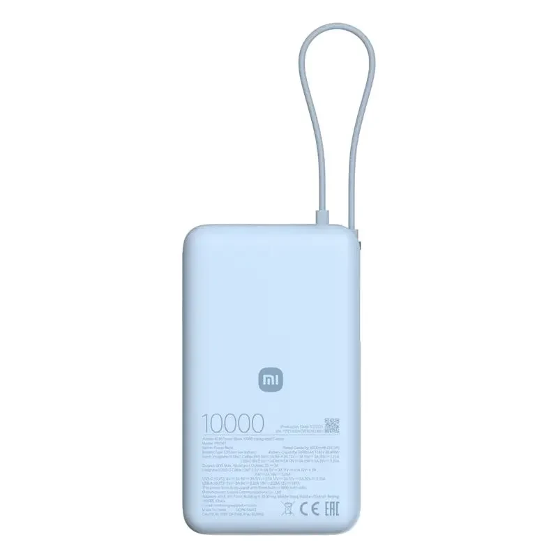 Power Bank Xiaomi BHR08NZGL, 10000mAh, Light Blue 2
