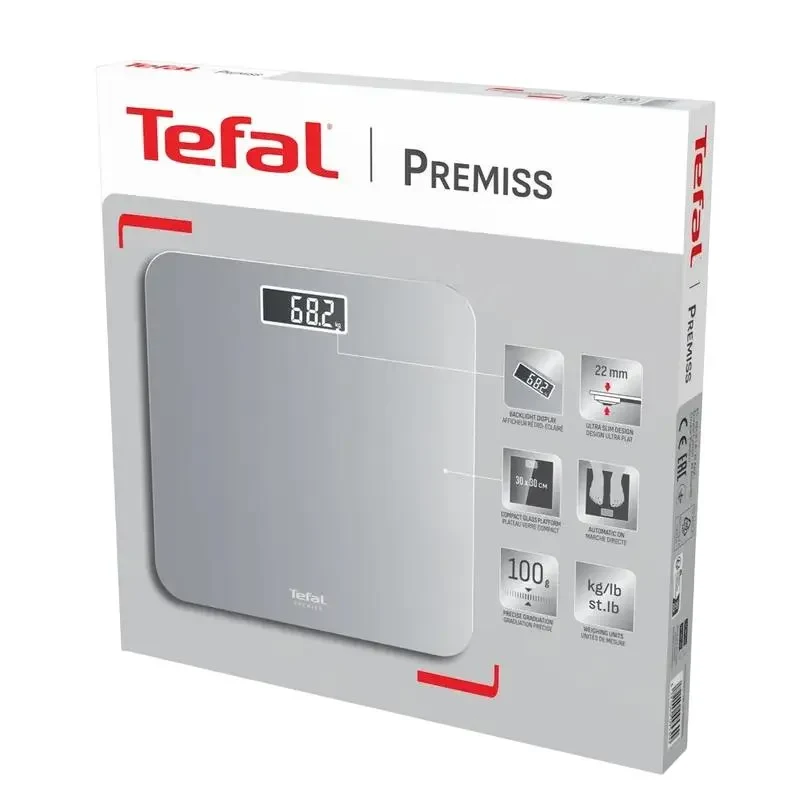 Electronic floor scales Tefal PP1801V0, Silver 2