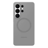 Back Case Samsung Silicone Magnet Case for Galaxy S26 Ultra, Grey