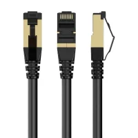 Patch cord Cablexpert PP8-LSZHCU-BK-7.5M, Cat8 S/FTP, 7,5m, Black