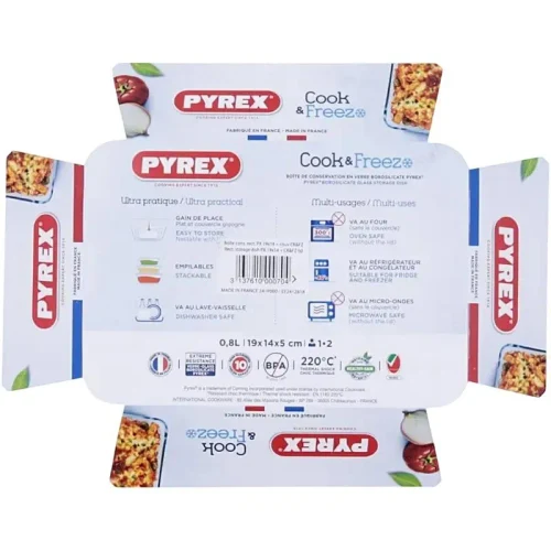 Form for Baking CasaMasa 241P000, Transparent