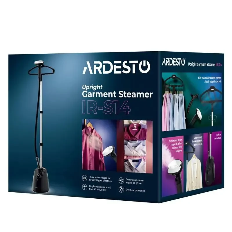Stationary steamer Ardesto IR-S14, Black 6