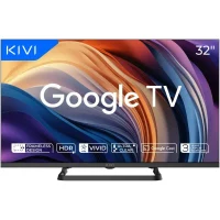 32" LED SMART TV KIVI 32H710QB +PULT!, 1366x768 HD, Google TV, Black 2