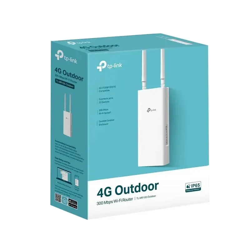Wireless Router TP-LINK TL-MR100-Outdoor, 3G, 4G, White 7