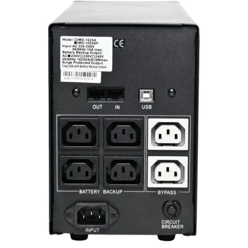 Uninterruptible Power Supply PCM IMD-1200, Line-interactive, 1200VA, Tower