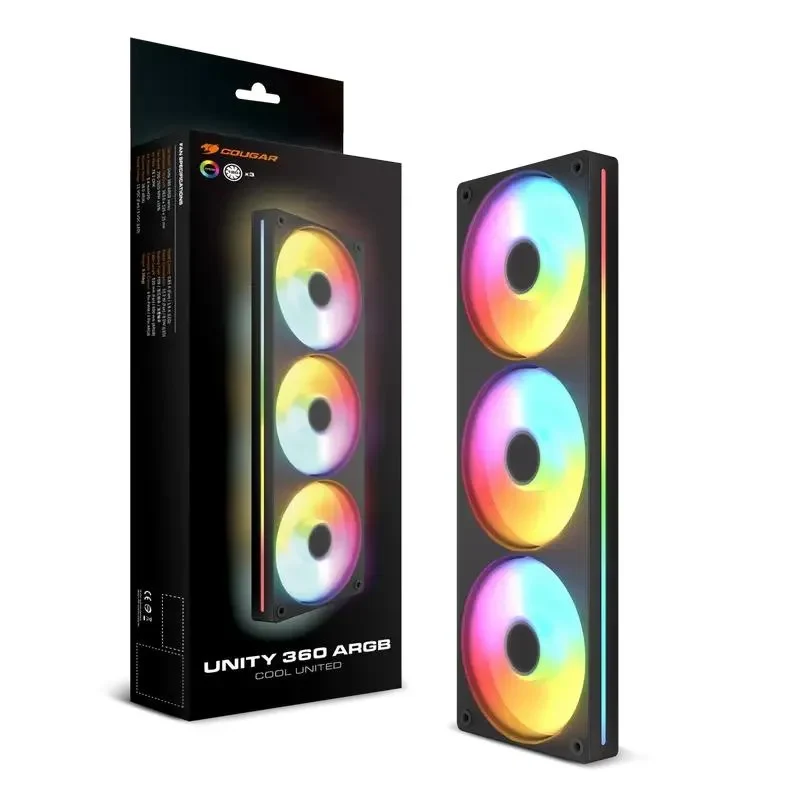 Case Fan Cougar Unity360-RB, 120 mm 3