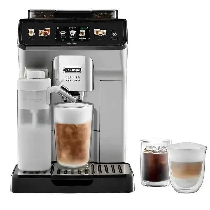 Coffee machine DeLonghi ECAM450.65.S, Stainless Steel | Black 2