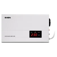 Automatic Voltage Regulator SVEN SLIM AVR-500 LCD, 500VA 2