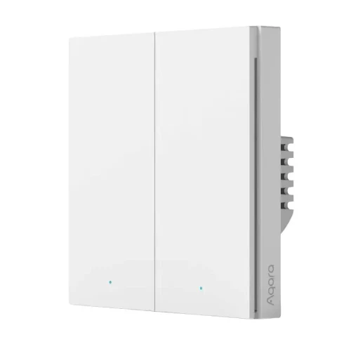 Smart Switch AQARA H1, Double Rocker without neutral, White