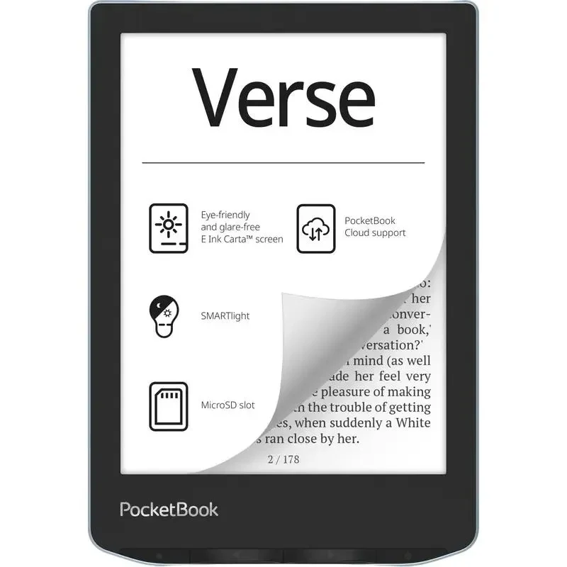 eBook Reader PocketBook Verse 629, Bright Blue 4