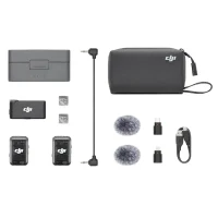 Portable Recording Microphone DJI Mic 2 (2 TX + 1 RX + Charging Case), Wireless, Black 8