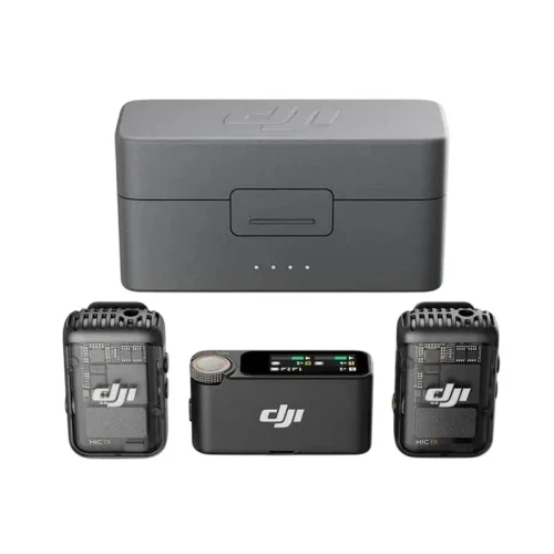 Portable Recording Microphone DJI Mic 2 (2 TX + 1 RX + Charging Case), Wireless, Black