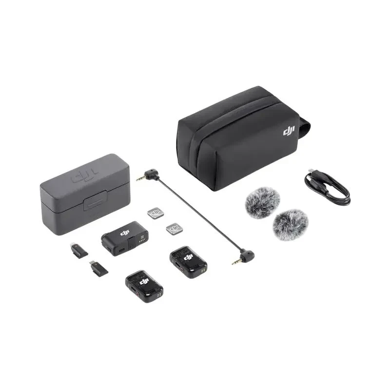 Portable Recording Microphone DJI Mic 2 (2 TX + 1 RX + Charging Case), Wireless, Black 10