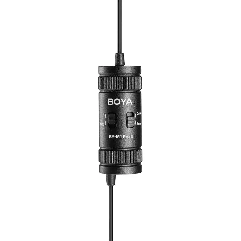 Portable Recording Microphone Boya BY-M1 Pro II, Wired Analog, Black 4