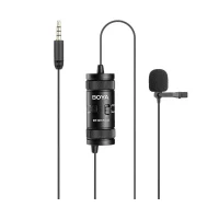 Portable Recording Microphone Boya BY-M1 Pro II, Wired Analog, Black 6