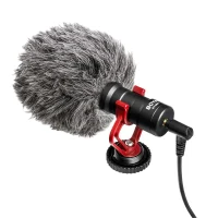 Camera Microphone Boya BY-MM1+, Wired Analog, Black 4
