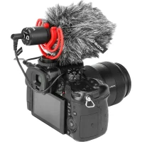 Camera Microphone Boya BY-MM1+, Wired Analog, Black 5