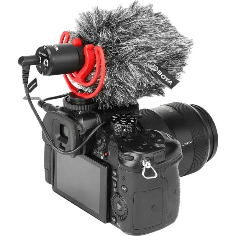 Camera Microphone Boya BY-MM1+, Wired Analog, Black 5
