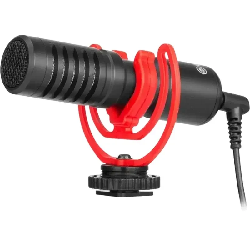 Camera Microphone Boya BY-MM1+, Wired Analog, Black 6