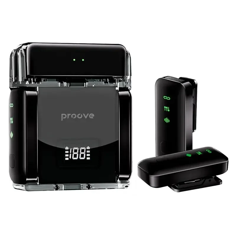 Portable Recording Microphone Proove Live, Wireless, Black 4