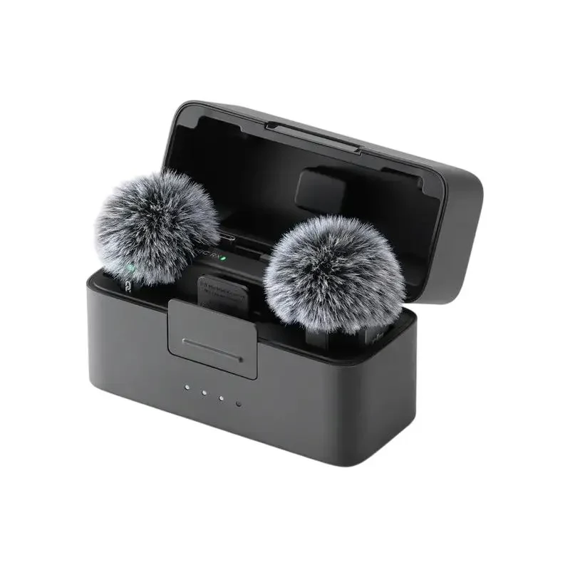 DJI Mic Mini (2 TX + 1 RX + Charging Case) (2 mic),Black 4