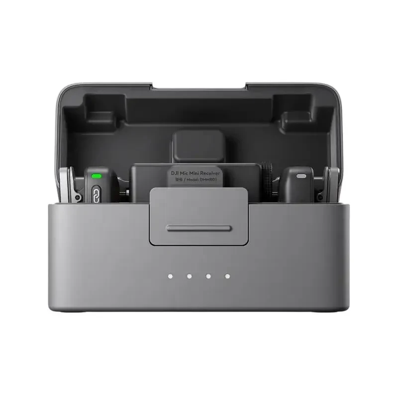DJI Mic Mini (2 TX + 1 RX + Charging Case) (2 mic),Black 7