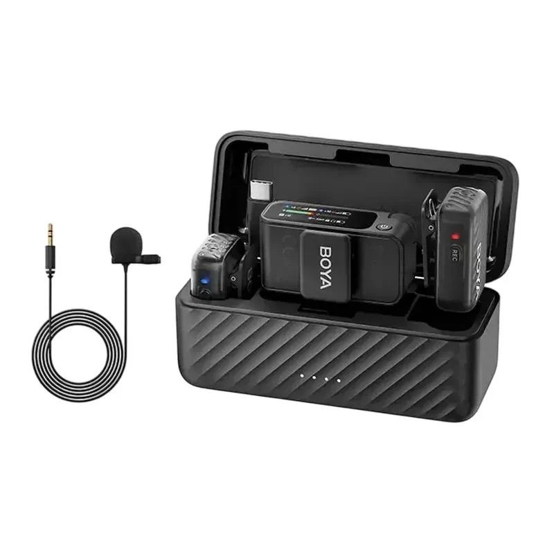 Portable Recording Microphone Boya Boyamic 2-01, Wireless, Black 9