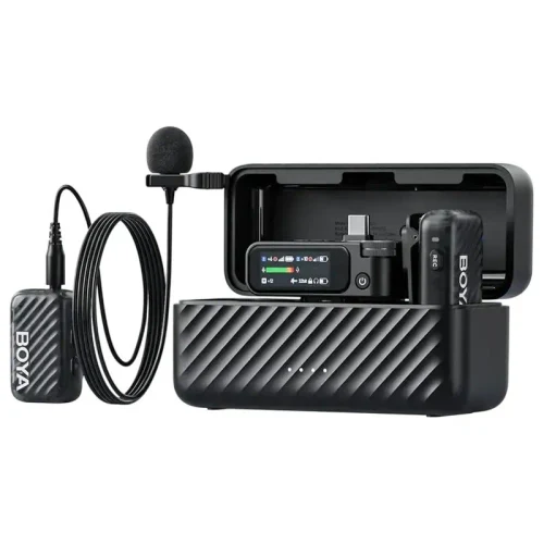Portable Recording Microphone Boya Boyamic 2-01, Wireless, Black
