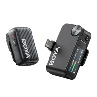 Portable Recording Microphone Boya Boyamic 2-01, Wireless, Black 10