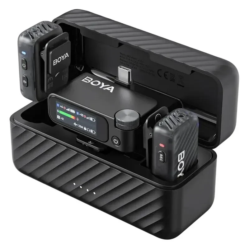 Portable Recording Microphone Boya Boyamic 2-01, Wireless, Black 15