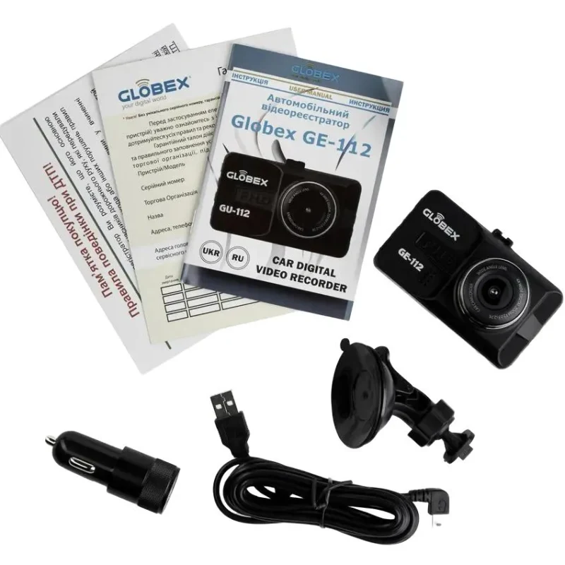Dashboard Camera Globex GE-112, Full-HD 1080P, Black 9