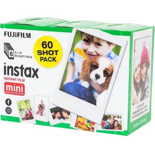 Photo paper instax Mini Instant Film Multi-Pack, 60 pcs
