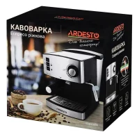 Carob Coffee Maker Ardesto YCM-E1600, 850W, Stainless Steel