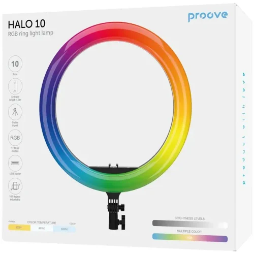 Selfie Ring Proove Halo 10, White