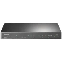 10-port 10/100/1000Mbps POE+ Switch TP-LINK "TL-SG1210P", 8 PoE+ ports, 63W Budget, SFP, Steel Case 4