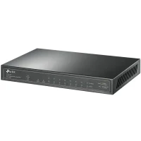 10-port 10/100/1000Mbps POE+ Switch TP-LINK "TL-SG1210P", 8 PoE+ ports, 63W Budget, SFP, Steel Case 2