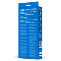 Power Strip SVEN SF-10E-16, 10 Outlets, 1,8m, Black 3