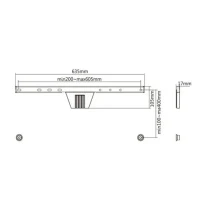 Fixed Wall Mount Gembird WM-S80F-01, Black 2