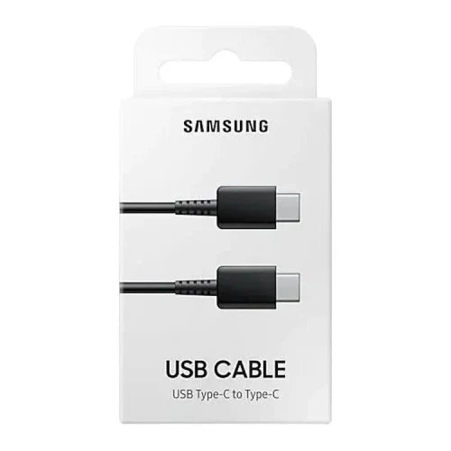 Charge and Sync Cable Samsung EP-DA705BBRGRU, USB Type-C/USB Type-C, 1m, Black