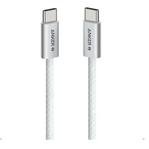 Charge and Data Cable Anker A8060H21, USB Type-C/USB Type-C, 1m, White