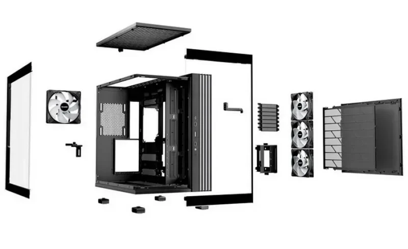 PC Case be quiet! Ligh Base 600 LX, Midi-Tower, w/o PSU, Black 8