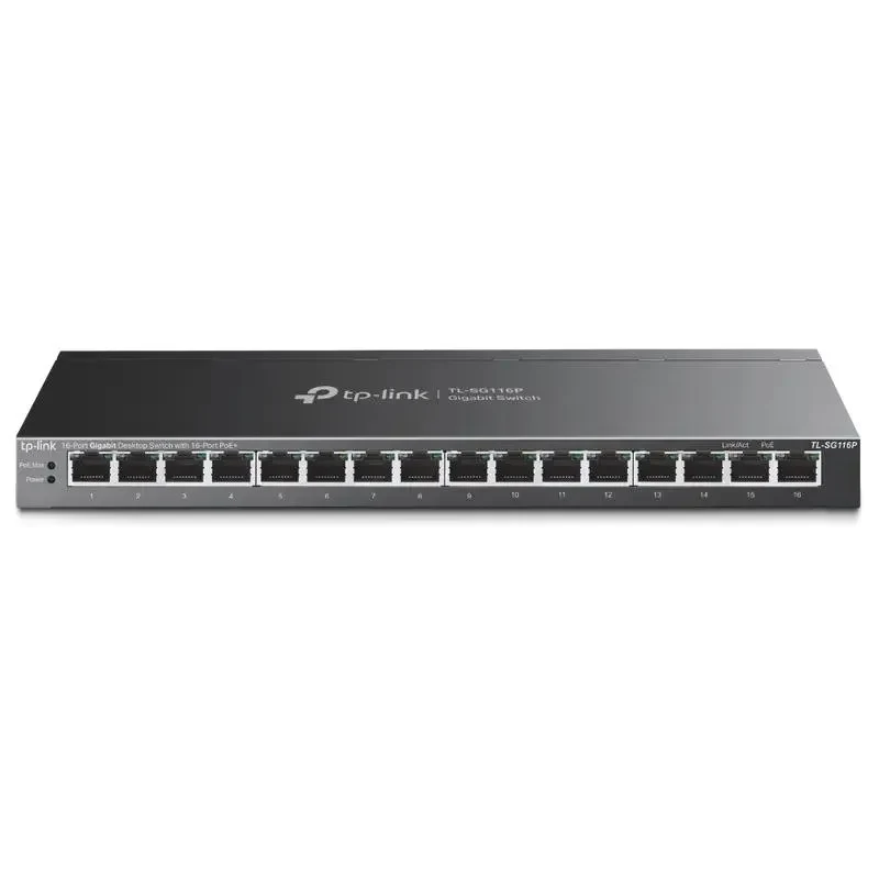 PoE Switch TP-LINK TL-SG116P, IEEE 802.3af/at 2