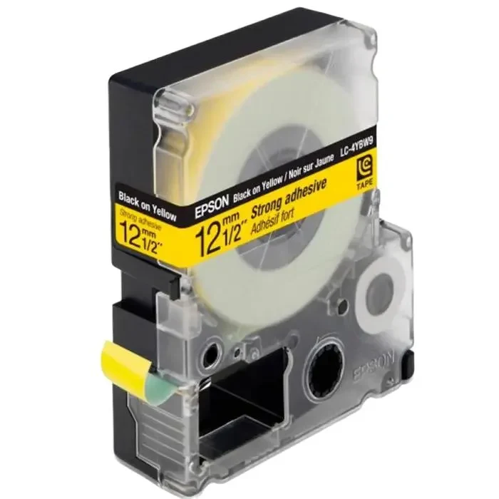  Epson LK-4YBW, 12mm x 9m 2